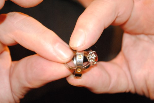 #1 Ladies Ring thru Man's Ring